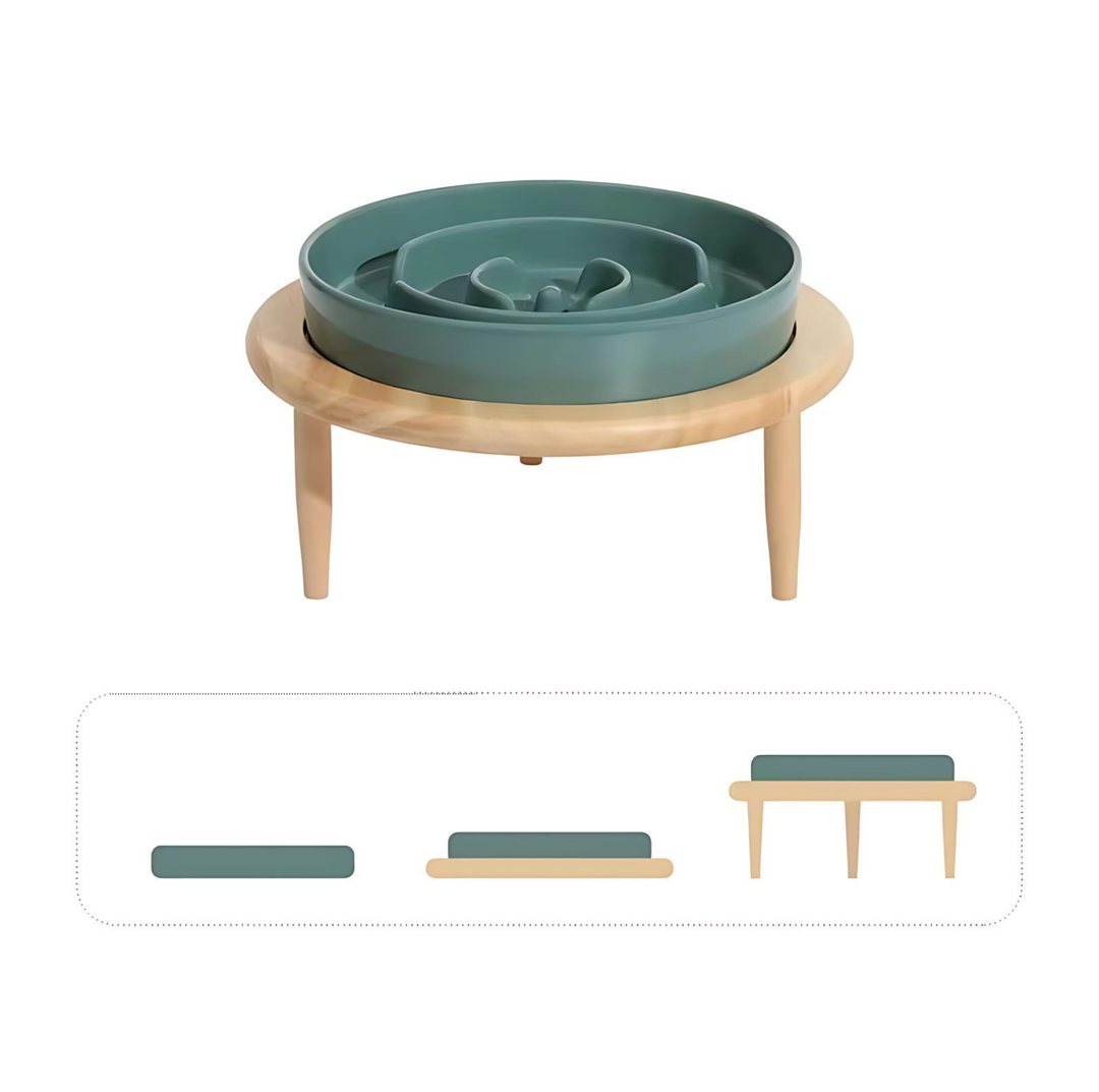 BowLift | SlowCeramic - Elegant Craft Feeding Bowl for Pets