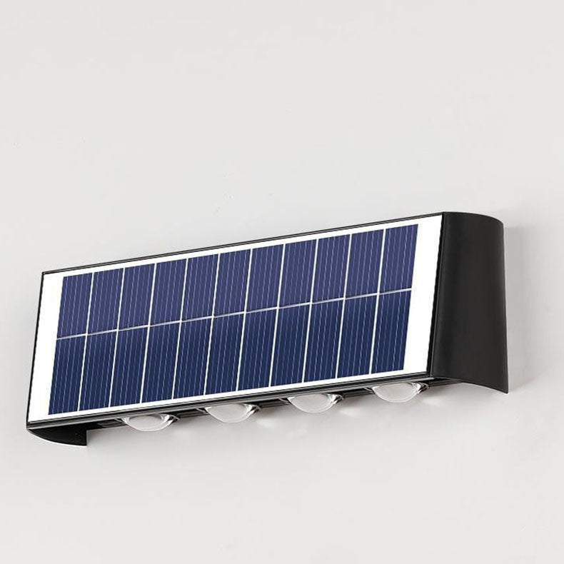 BowLift | Lumiora Modern Solar-LED Wall Lamp for Outdoors | Rectangular Design | IP56 Waterproof | Different Sizes & Light Intensities