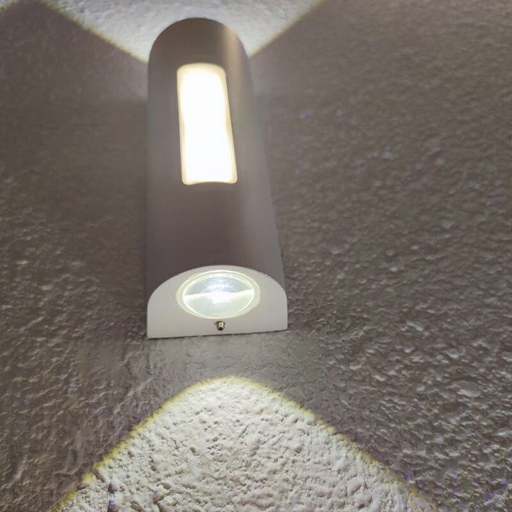 Modern Minimalist Cylindrical Design LED Outdoor Decorative Wall Sconce Lamp | Bowlift