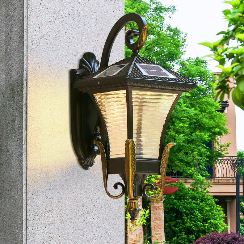 European-style Retro Aluminum Waterproof Outdoor 1-Light Wall Sconce Lamp | Bowlift