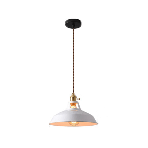BowLift | Vintage pastel pendant lamp - Metallic elegance - Soft ambiance