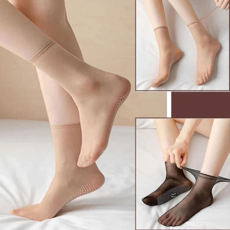 BowLift | Ultra-thin non-slip ankle socks – breathable and elegant for everyday wear