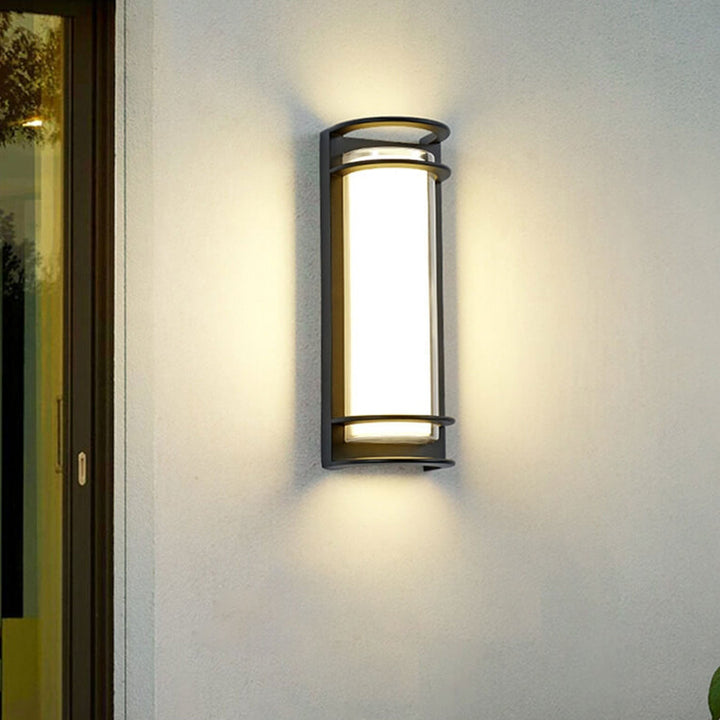 Modern Outdoor Column Waterproof LED Garden Wall Sconce Lamp | Bowlift