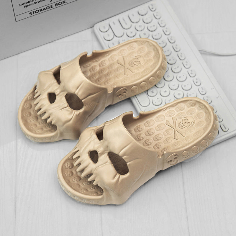 BowLift | Skull Design Single Band Slippers