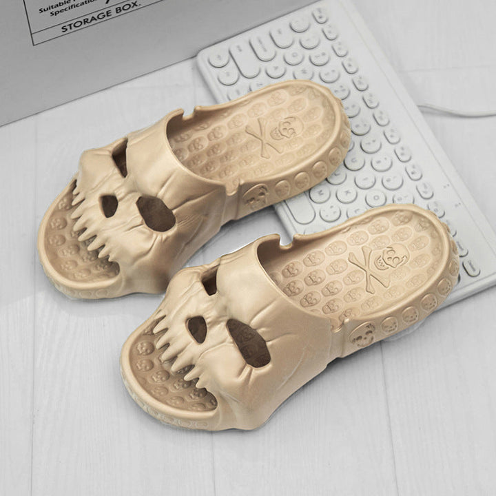 BowLift | Skull Design Single Band Slippers