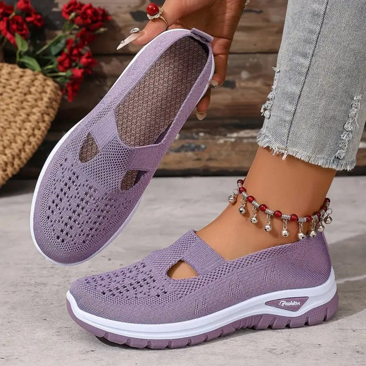 Vellora – Women's Mesh Slip-On Comfort Sneakers