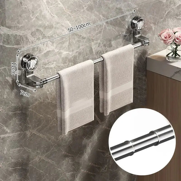 BowLift | FlexiGrip Towel Holder — Unleash your spatial freedom with stylish organization without drilling holes!