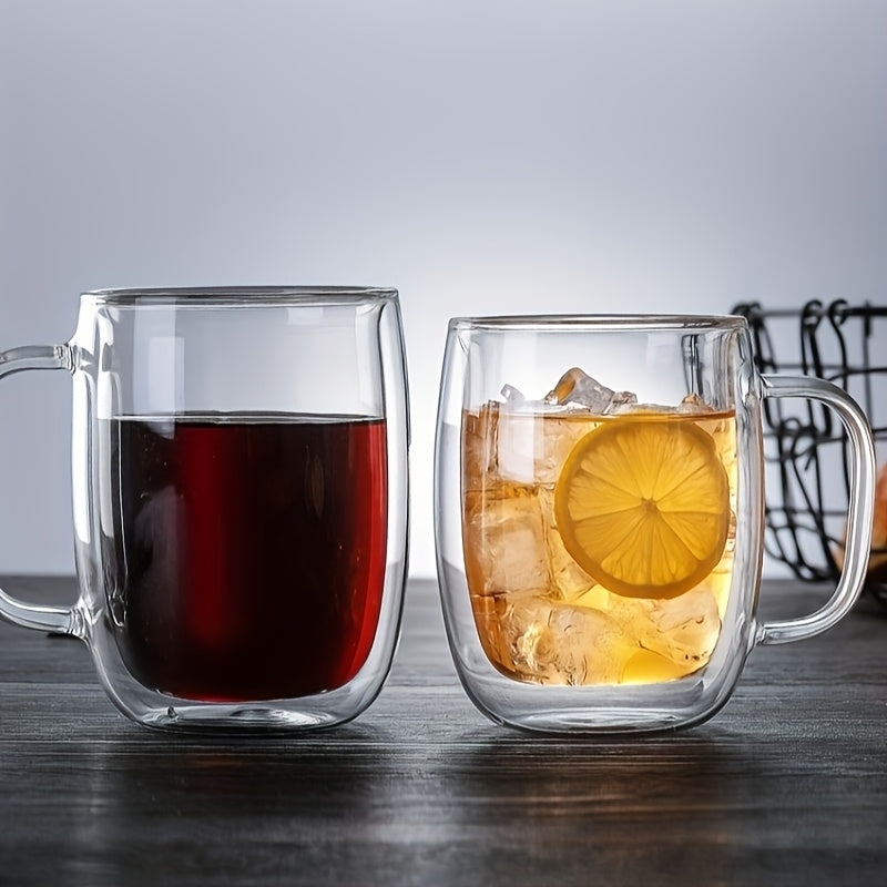 ThermoSip Double-Walled Glass Mug – Borosilicate Glass, Heat Resistant & Elegant | Bowlift