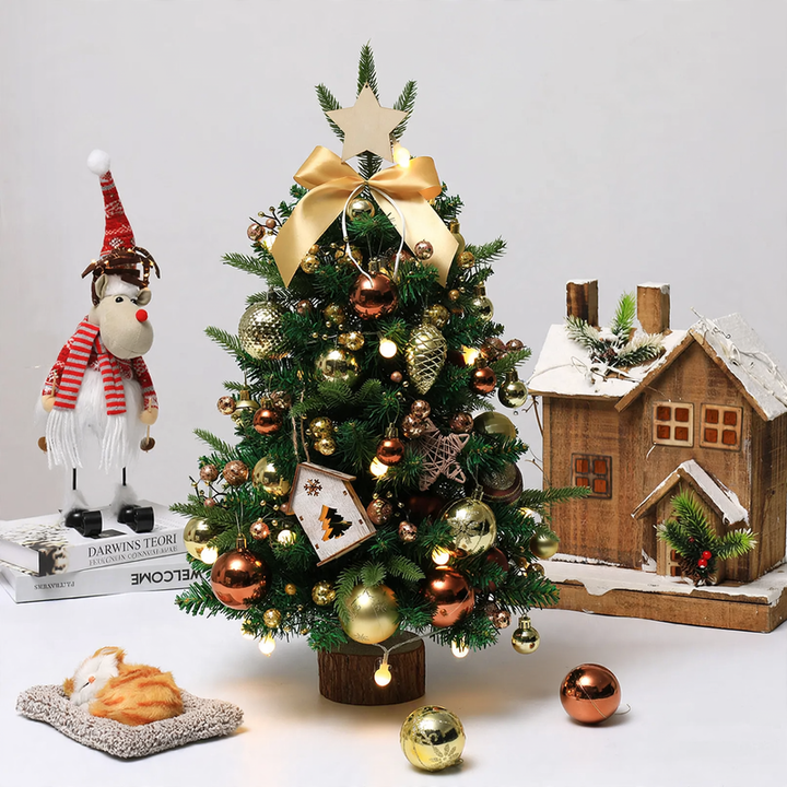 Decorative mini Christmas tree for table and window