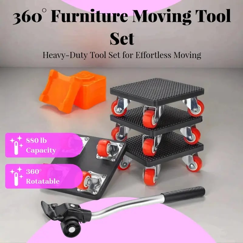 GlideMaster — Effortlessly master heavy loads and protect your back while moving furniture | Bowlift