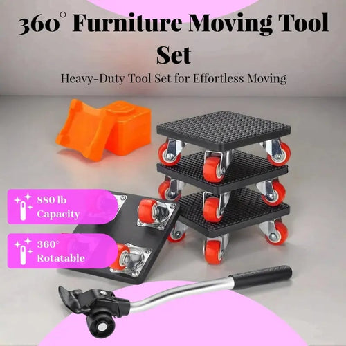 GlideMaster — Effortlessly master heavy loads and protect your back while moving furniture | Bowlift