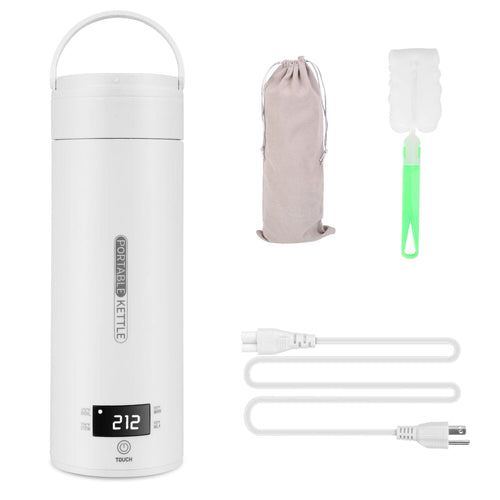 BowLift | 17Oz Stainless Steel Travel Electric Kettle with 4 Temperature Presets