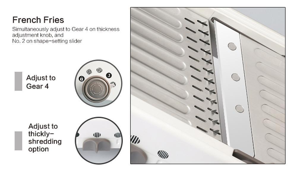 BowLift | 18-in-1 Mandolin Shredder Slicer