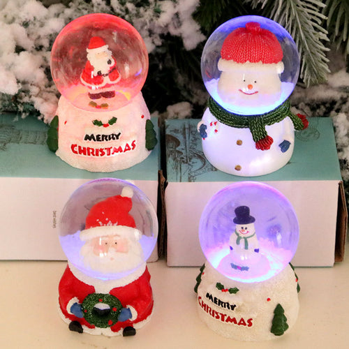 LED Light-Up Santa Figurine Bowlift