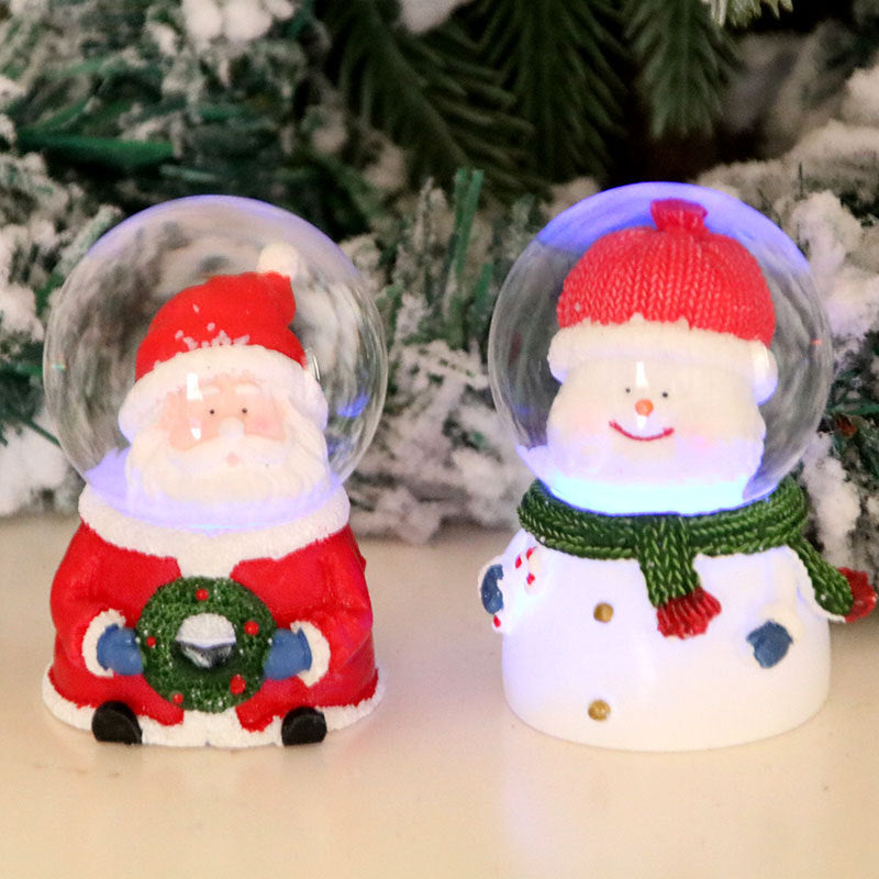 LED Light-Up Santa Figurine Bowlift