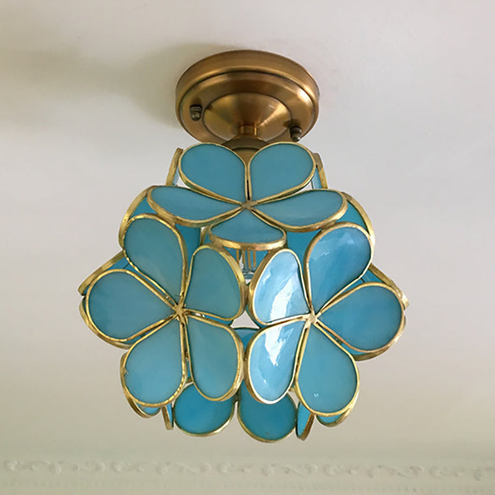 Retro Style PVC Ceiling Lamp – Flower Pattern for a Unique Look | Bowlift