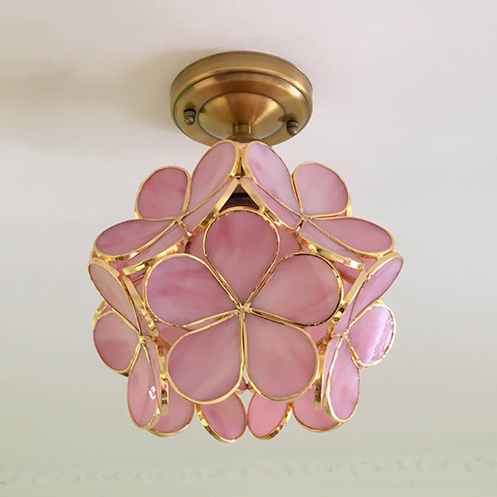 Retro Style PVC Ceiling Lamp – Flower Pattern for a Unique Look | Bowlift