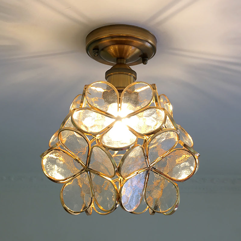 BowLift | FloralGlow Retro Ceiling Light - Retro Tiffany Ceiling Light for a Enchanting Interior