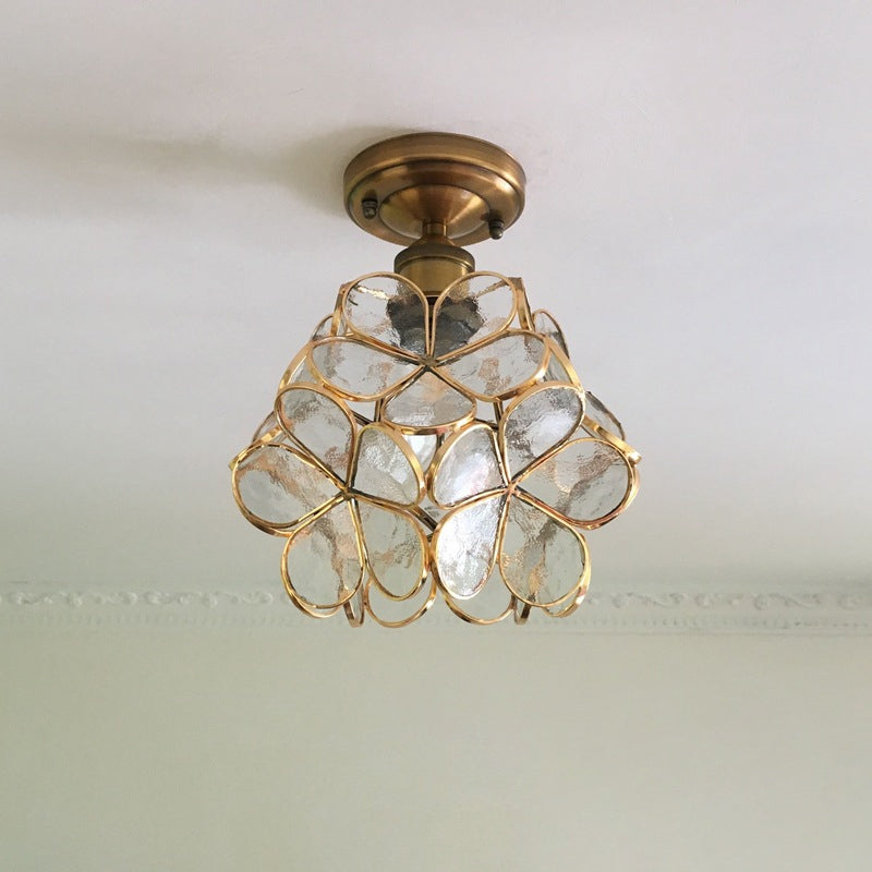 BowLift | FloralGlow Retro Ceiling Light - Retro Tiffany Ceiling Light for a Enchanting Interior