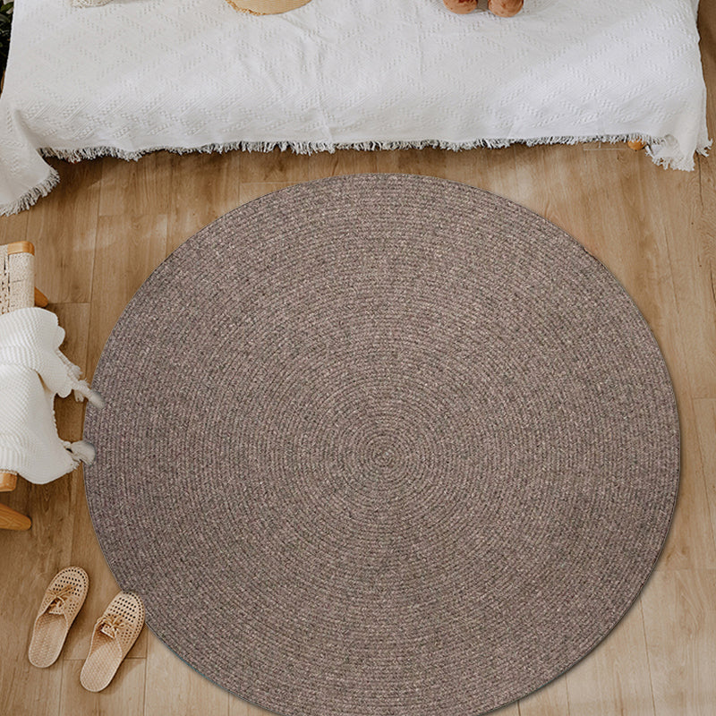 BowLift | Simple rustic carpet wool plain carpet machine washable pet-friendly non-slip carpet for the bedroom