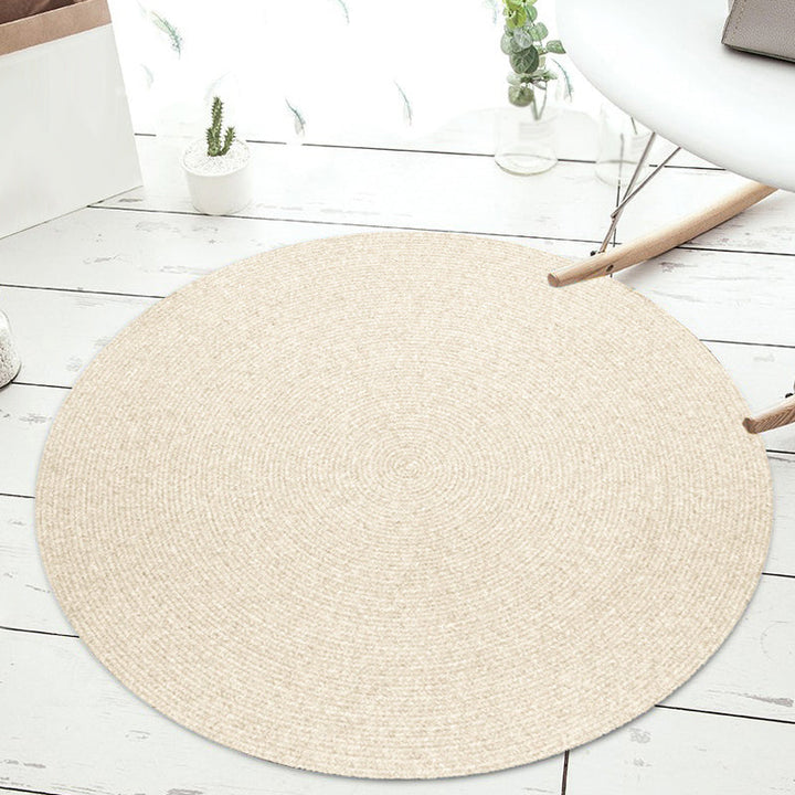 BowLift | Simple rustic carpet wool plain carpet machine washable pet-friendly non-slip carpet for the bedroom