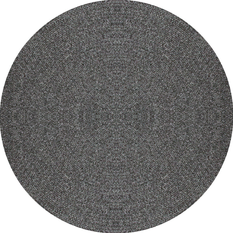 BowLift | Rustic Solid Area Rug Polypropylene Rug Non-Slip Back Washable Pet-Friendly Carpet for Home