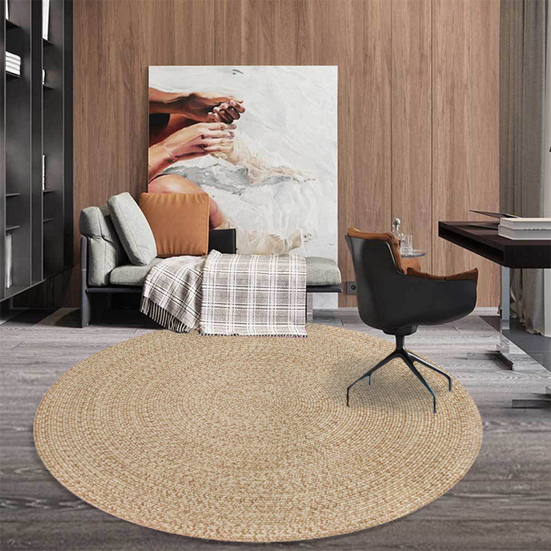 BowLift | Rustic Solid Area Rug Polypropylene Rug Non-Slip Back Washable Pet-Friendly Carpet for Home