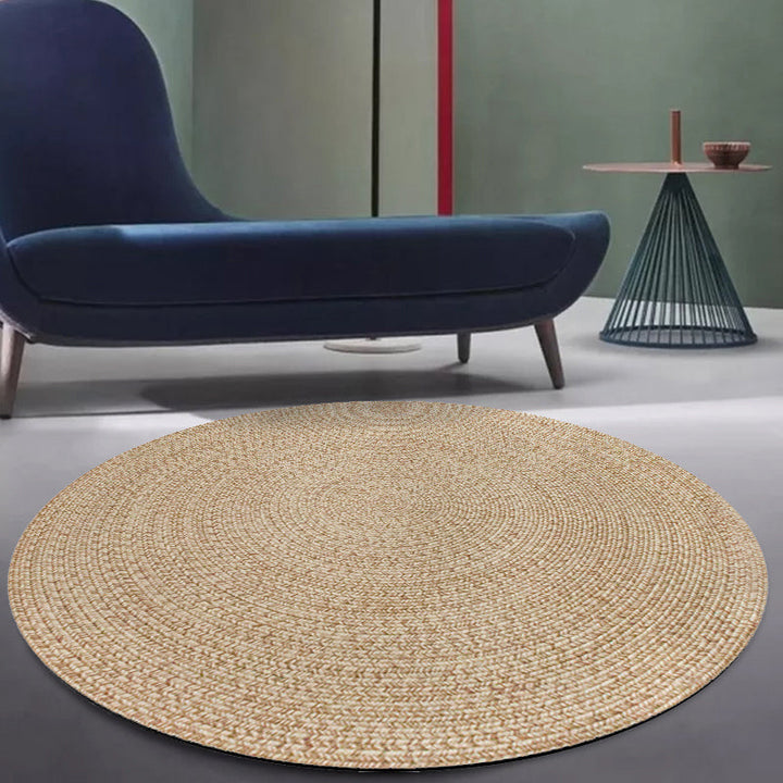 BowLift | Rustic Solid Area Rug Polypropylene Rug Non-Slip Back Washable Pet-Friendly Carpet for Home