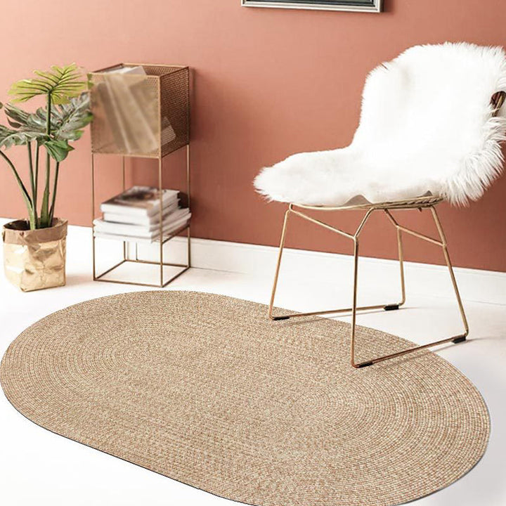 BowLift | Solid Color Carpet Polypropylene Country Carpet Washable Non-Slip Pet Friendly Area Rug for Living Room
