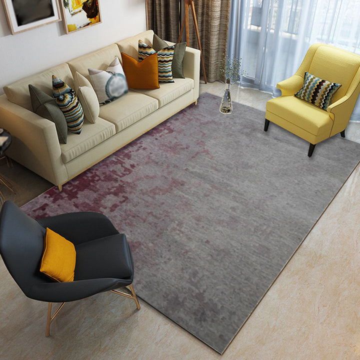 BowLift | Industrial Abstract Rug Multicolor Polyester Rug Non-Slip Pet-Friendly Washable Rug for the Living Room