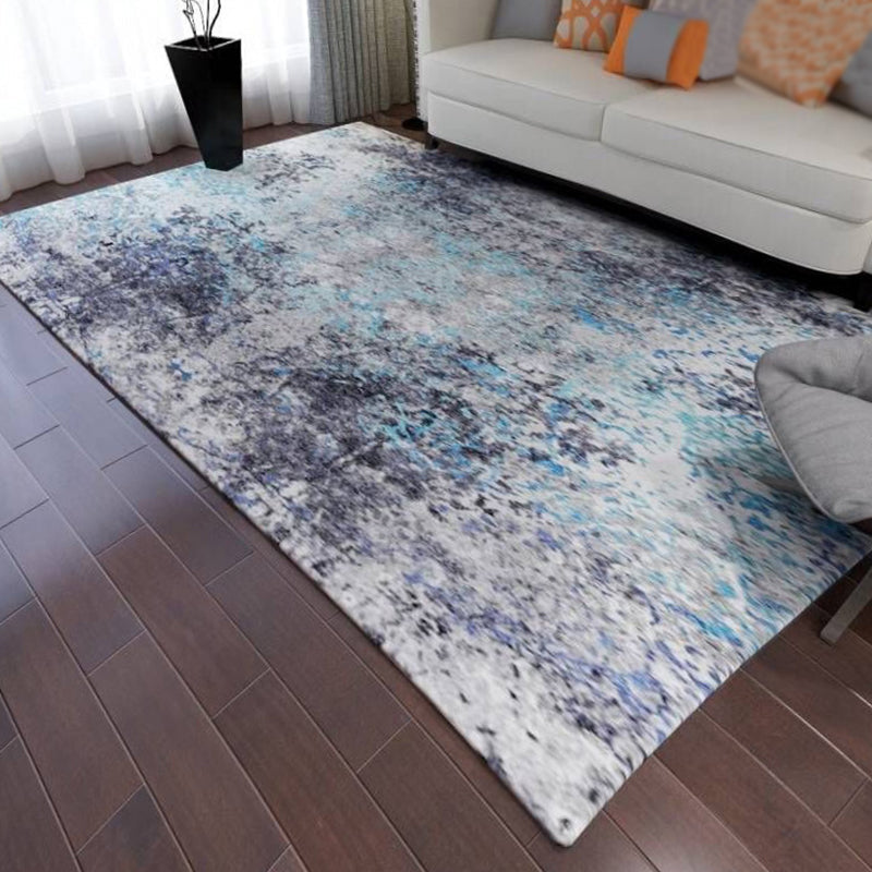 BowLift | Multicolor Bedroom Carpet Industrial Abstract Rug Polyester Washable Non-Slip Backing Pet-Friendly Rug