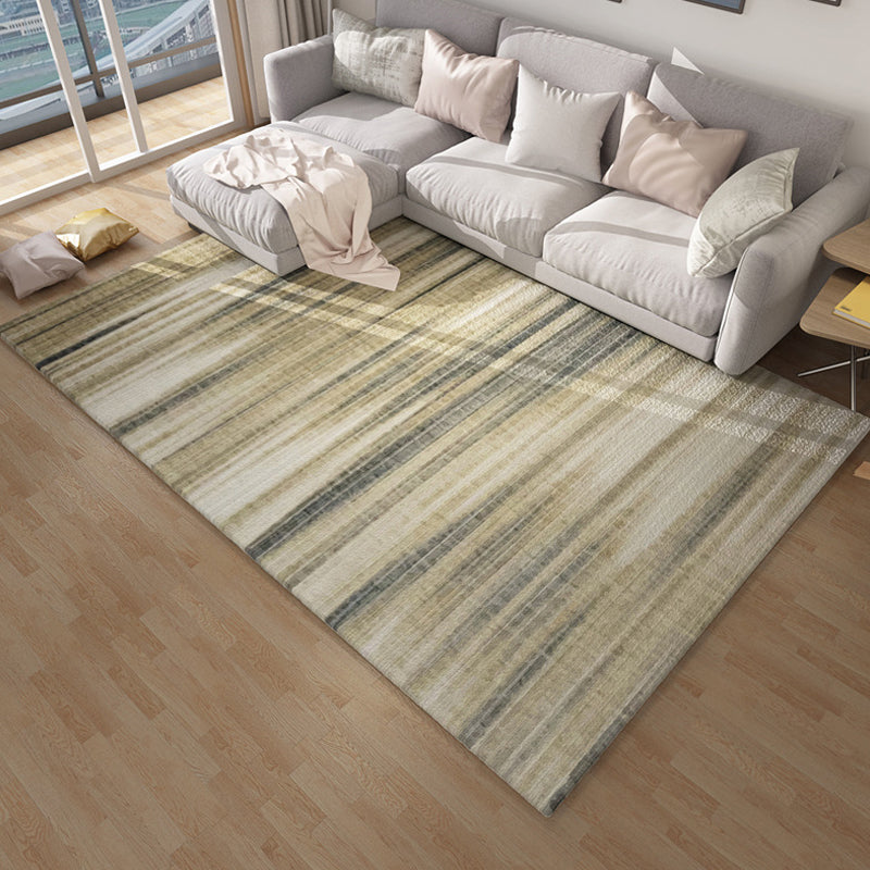 BowLift | Multicolor Abstract Carpet Polyester Industrial Carpet Pet Friendly Washable Non-Slip Rug for Living Room