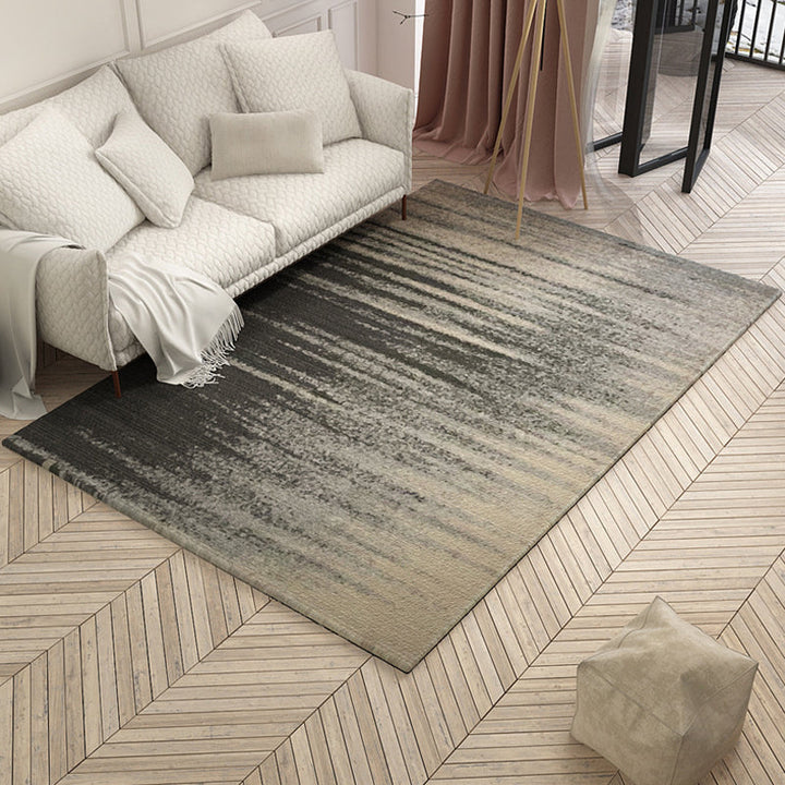 BowLift | Multicolor Abstract Carpet Polyester Industrial Carpet Pet Friendly Washable Non-Slip Rug for Living Room