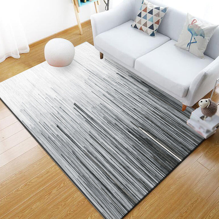 BowLift | Funky Abstract Geometric Pattern Rug Multicolor Industrial Rug Polyester Pet-Friendly Washable Non-Slip Area Rug for Bedroom