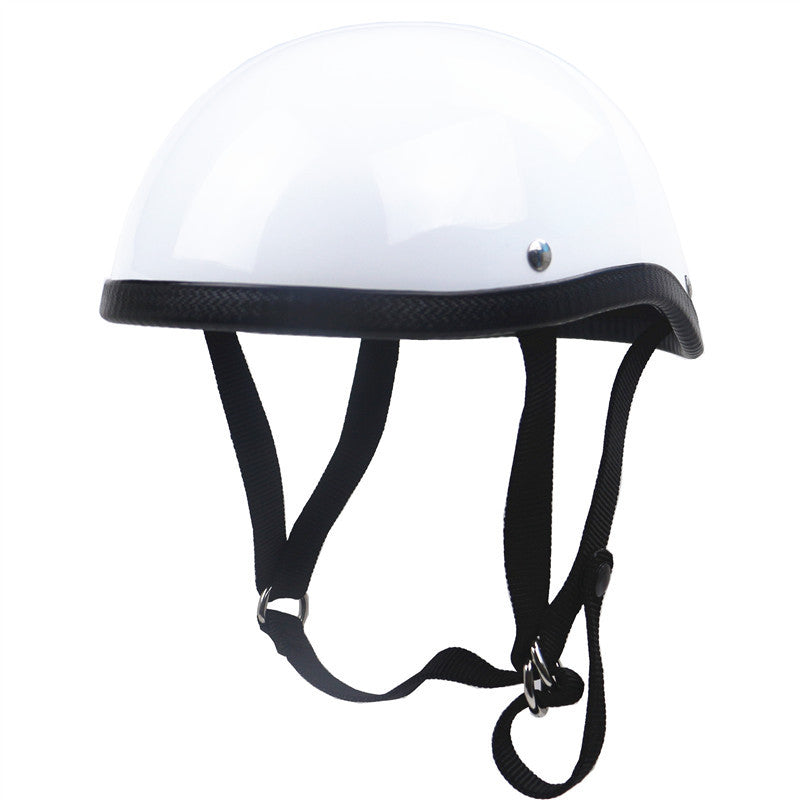 Classic Vintage Motorcycle Helmet Bowlift