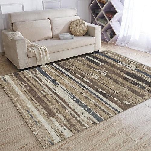 BowLift | Multicolor Abstract Carpet Polyester Industrial Carpet Pet Friendly Washable Non-Slip Rug for Living Room