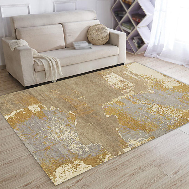 BowLift | Multicolor Living Room Rug Industrial Abstract Rug Polyester Washable Non-Slip Back Pet-Friendly Rug