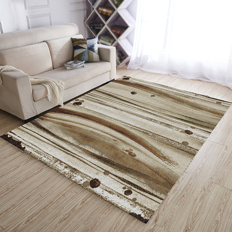 BowLift | Multicolor Living Room Rug Industrial Abstract Rug Polyester Washable Non-Slip Back Pet-Friendly Rug