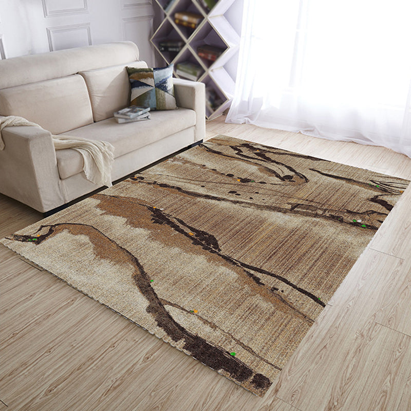 BowLift | Multicolor Living Room Rug Industrial Abstract Rug Polyester Washable Non-Slip Back Pet-Friendly Rug