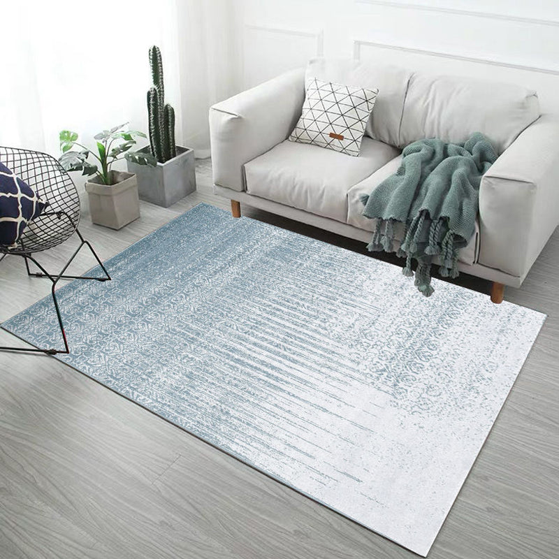 BowLift | Multicolor Abstract Carpet Polyester Industrial Carpet Pet Friendly Washable Non-Slip Rug for Living Room