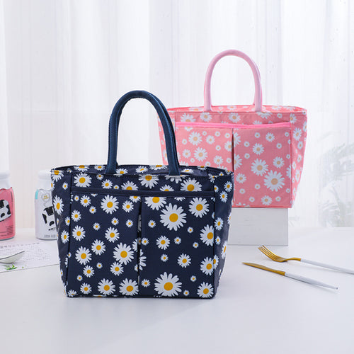 Stylish Floral Insulated Lunch Tote