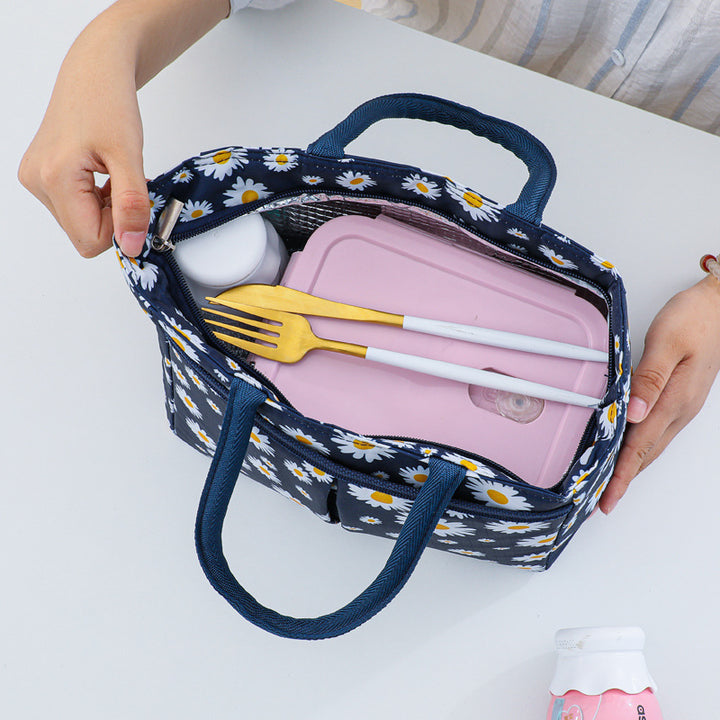 Stylish Floral Insulated Lunch Tote