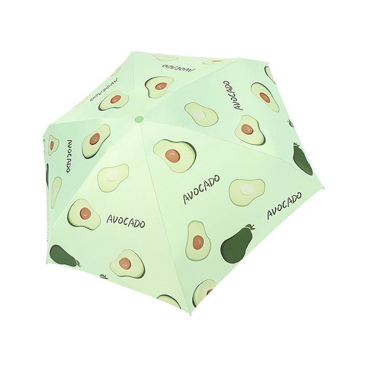 Women's compact and trendier rain protection in fruit design Bowlift
