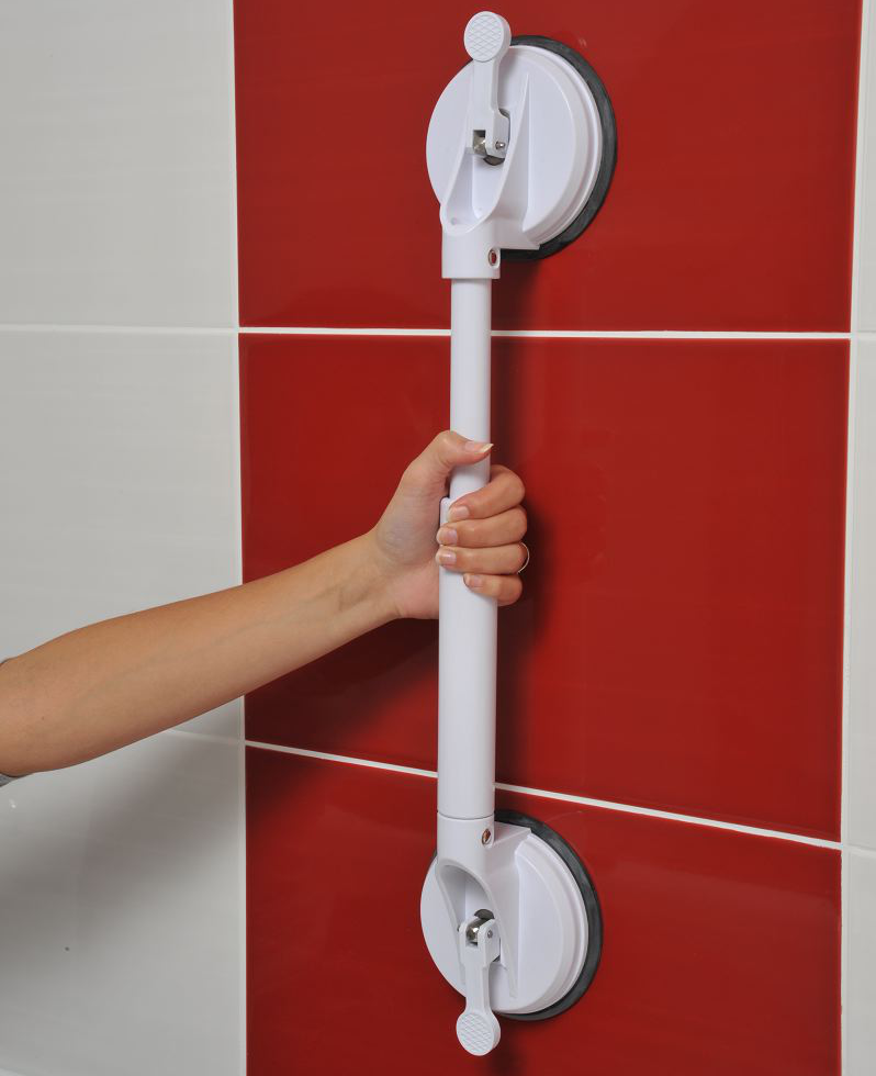 BowLift | Adjustable Suction Bathroom Safety Handle – No Drill