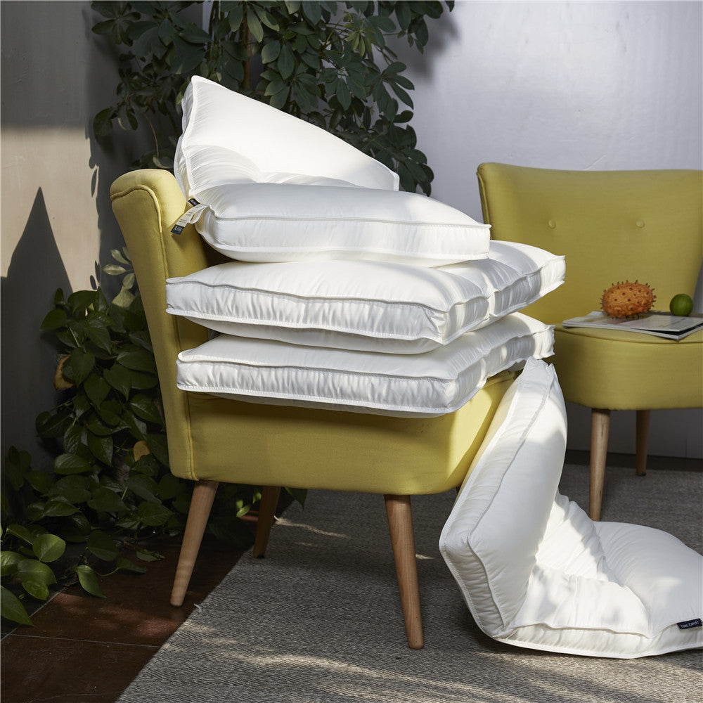 Ergonomic Channel-Quilted Down-Alternative Sleep Pillow