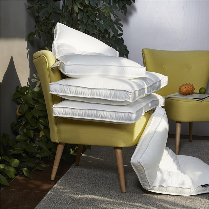 Ergonomic Channel-Quilted Down-Alternative Sleep Pillow