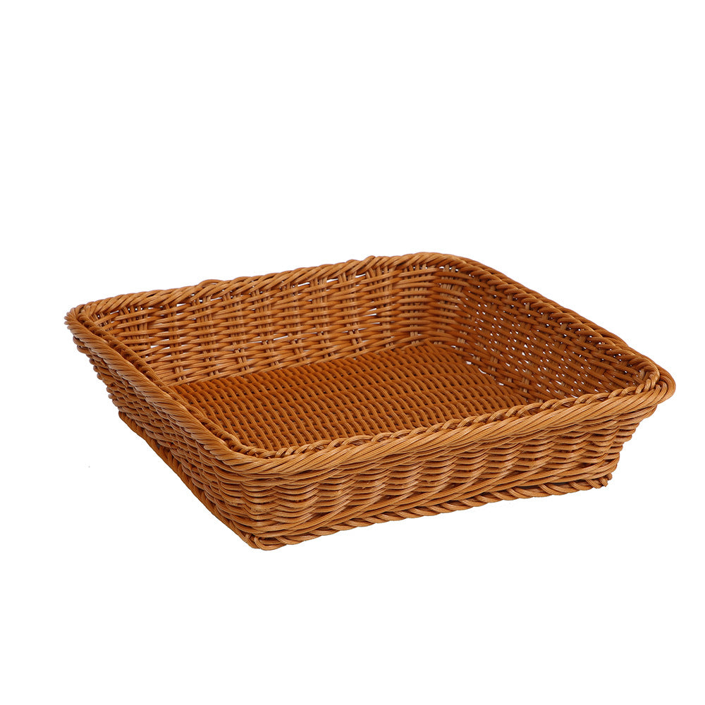 Versatile Rectangular Woven Storage Basket Bowlift