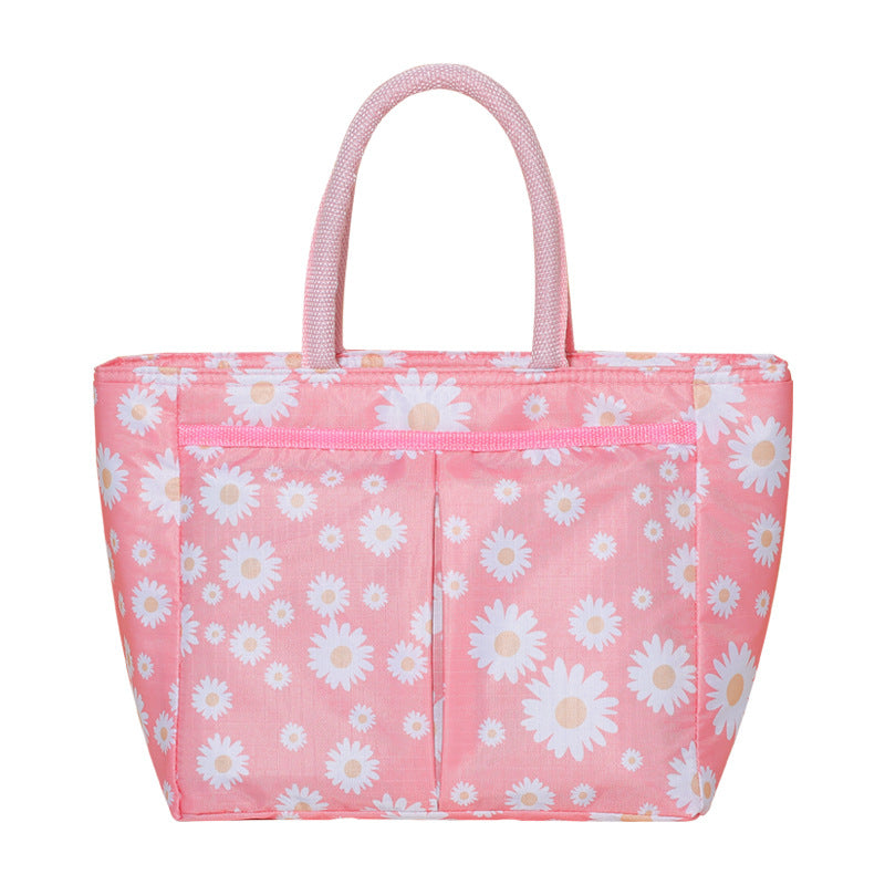 Stylish Floral Insulated Lunch Tote