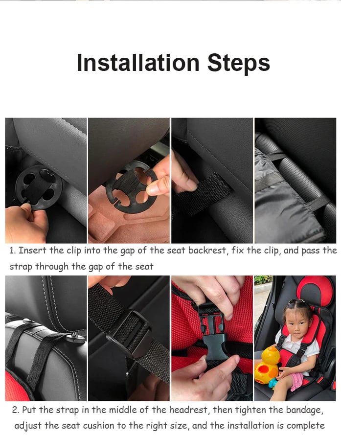 BowLift | Child seat for the car, portable seat belt – Purchase 2, free shipping