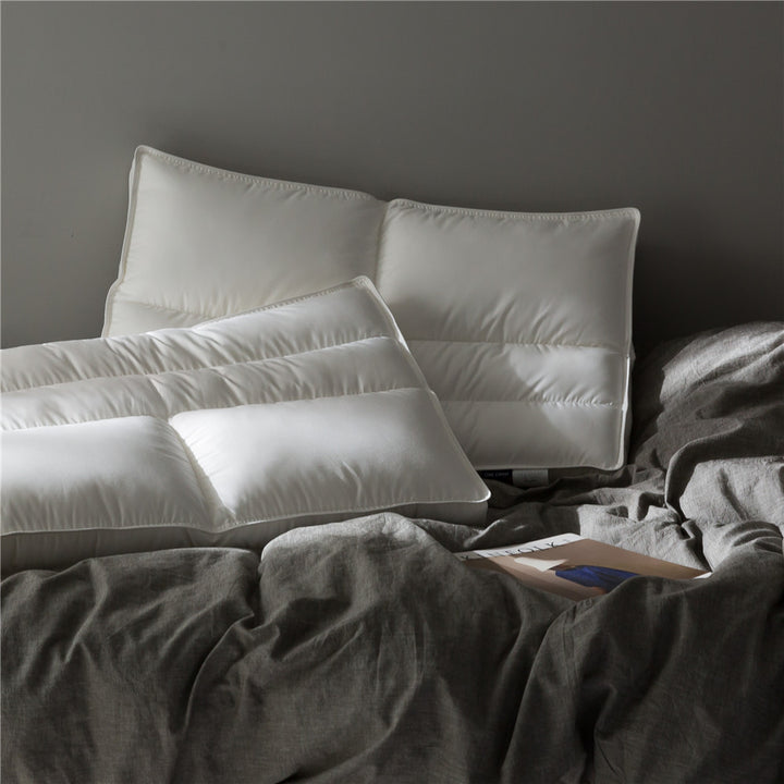 Ergonomic Channel-Quilted Down-Alternative Sleep Pillow